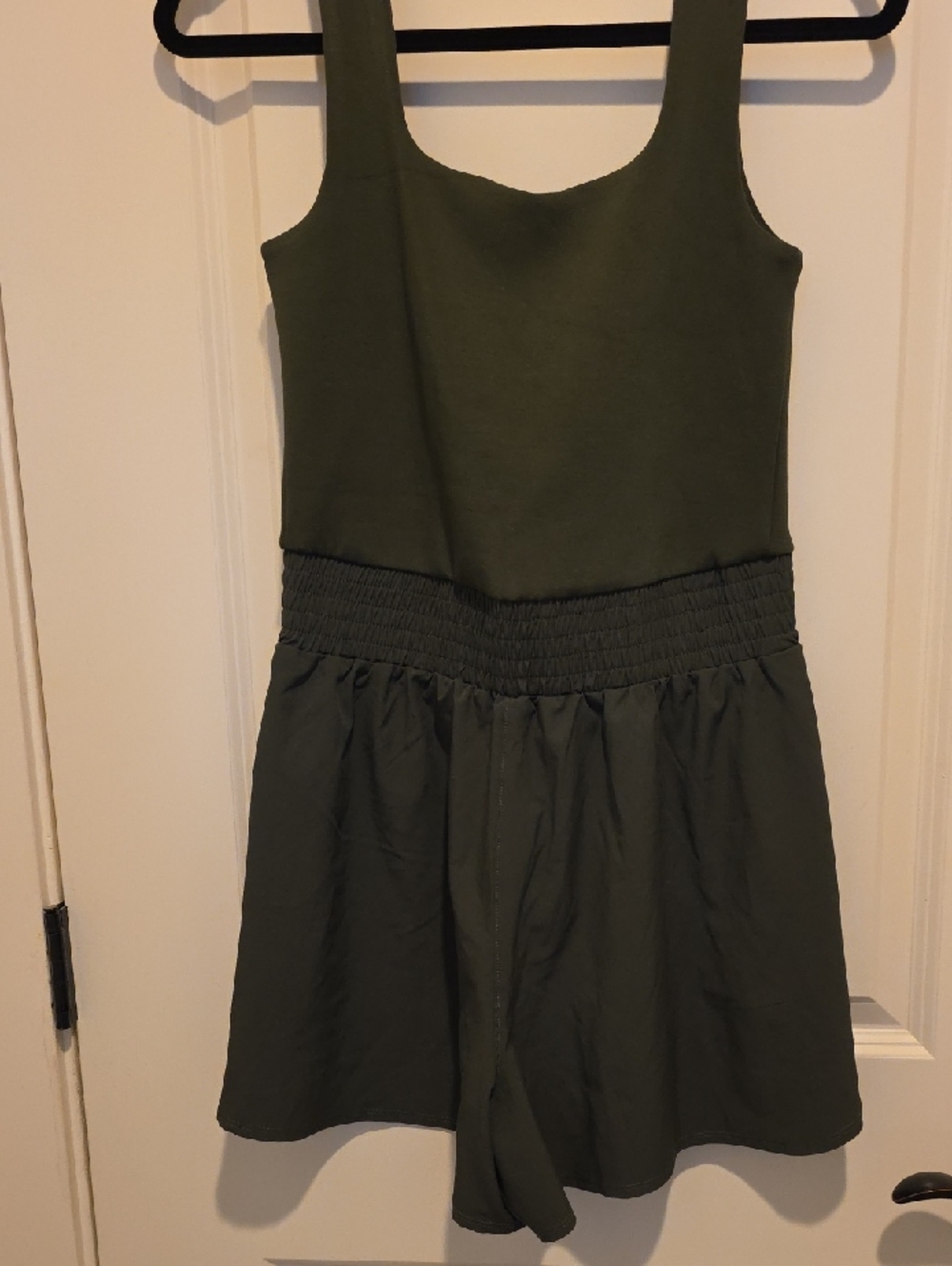 Maurices 24/7 Olive Green Romper
